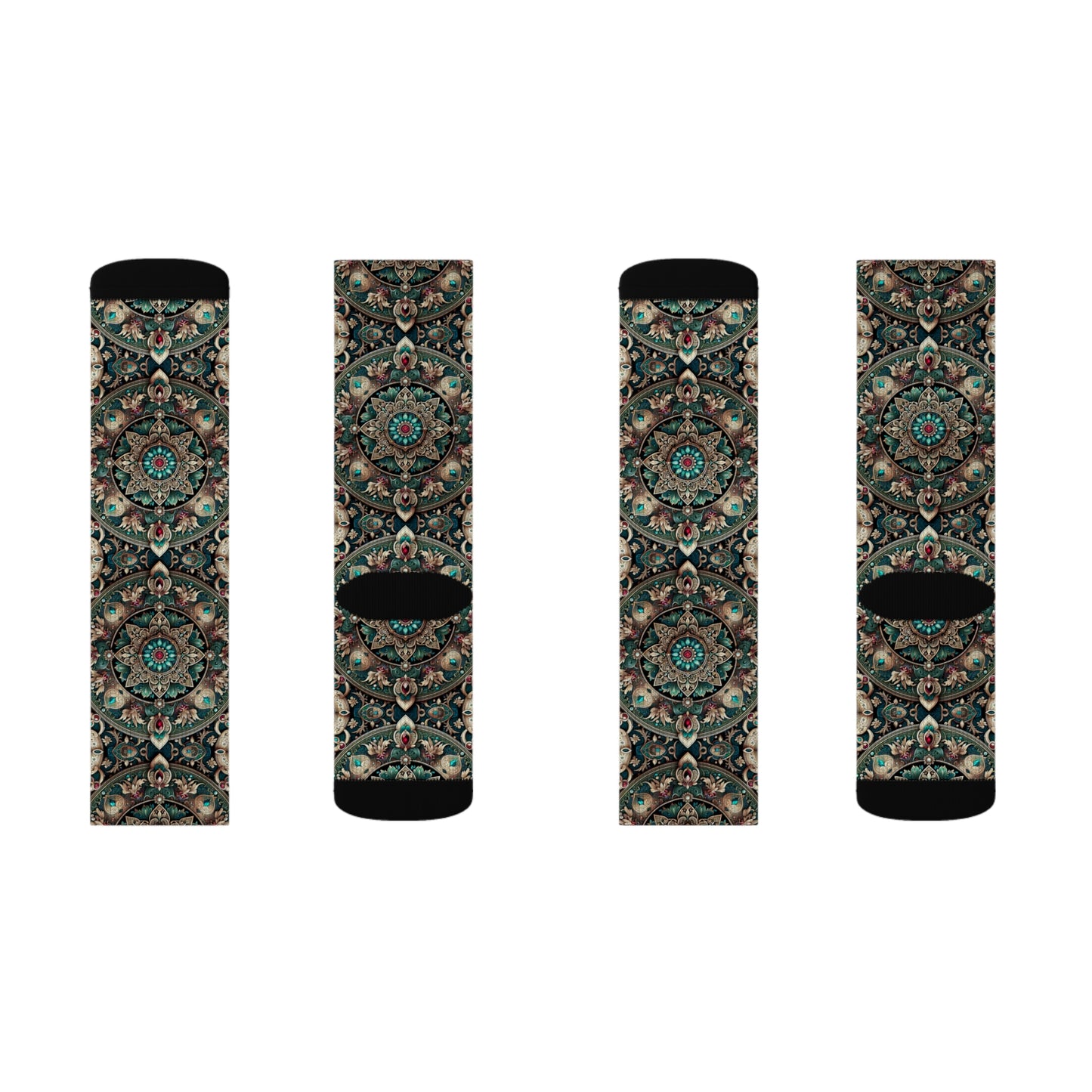 Neo-Dandyism Modern Dandy Streetwear Sublimation Socks - 8404 Design-56