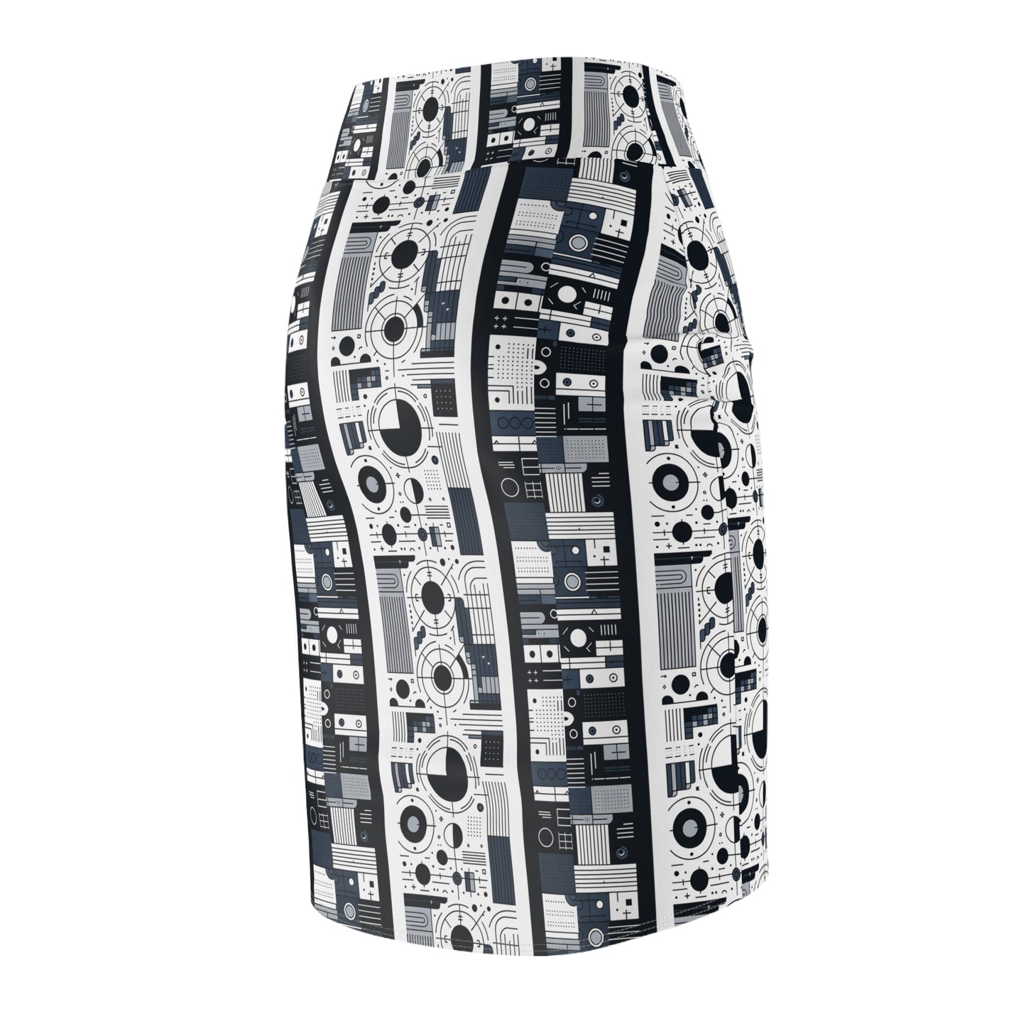 Minimalist Athleisure Minimalist Tech Women's Pencil Skirt - 8404 Design-54