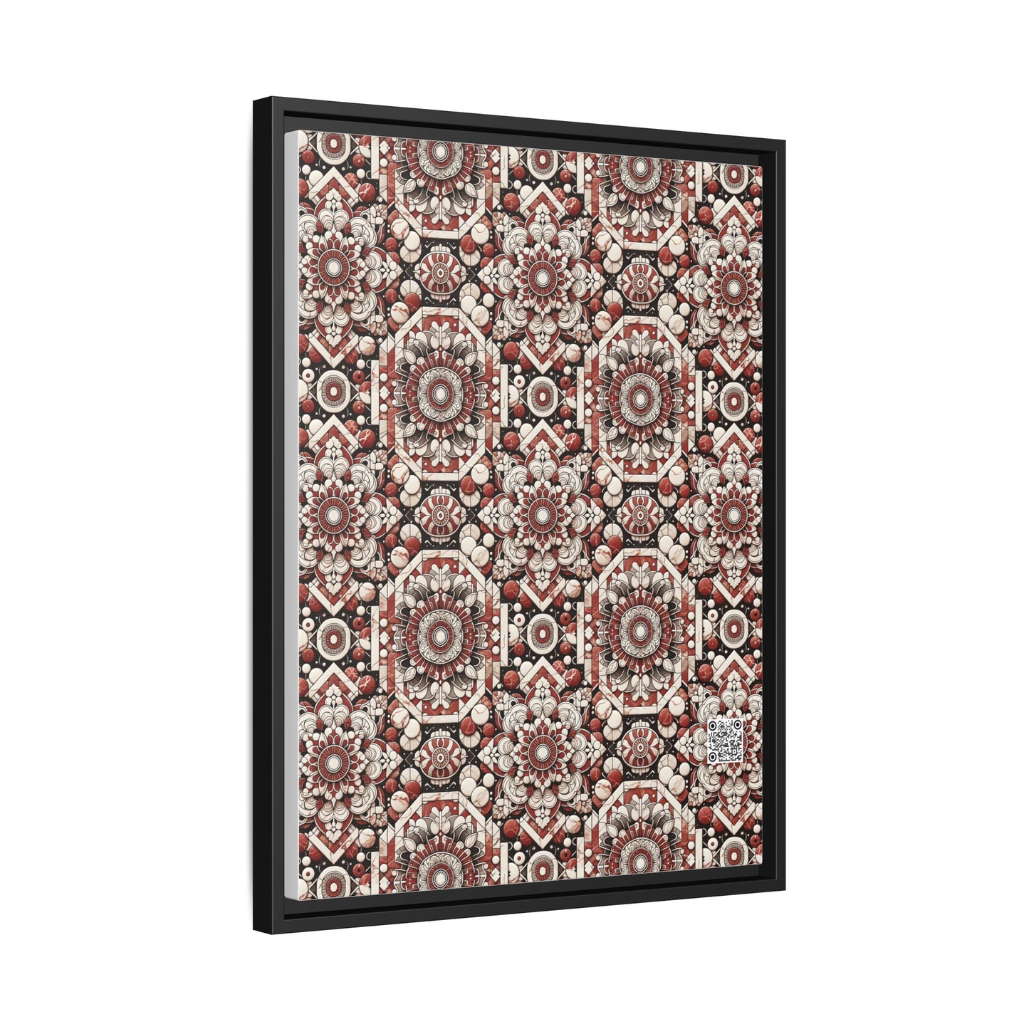 Neo Jomon Sculptural Aesthetics Artisanal Streetwear Matte Canvas, Framed (multi-Color) - 8404 Design-55 A