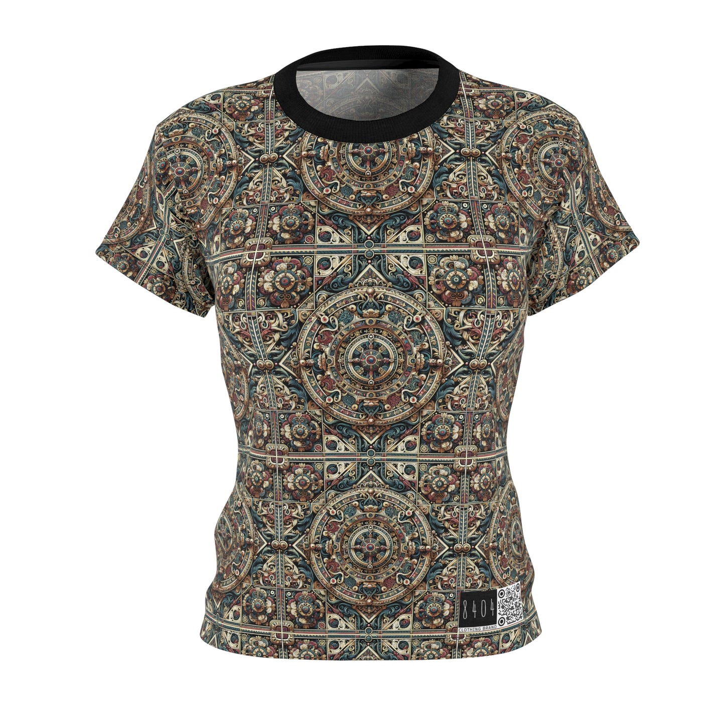Urban Renaissance Historical Fusion With Street Edge Women's Cut & Sew Tee - 8404 Design-57