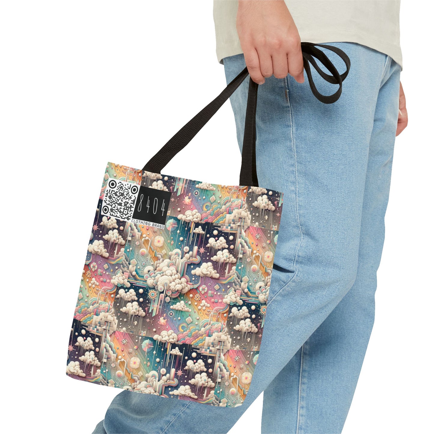 Digital Dreamland Whimsical and Nostalgic Streetwear With a Digital Twist Tote Bag - 8404 Design-52