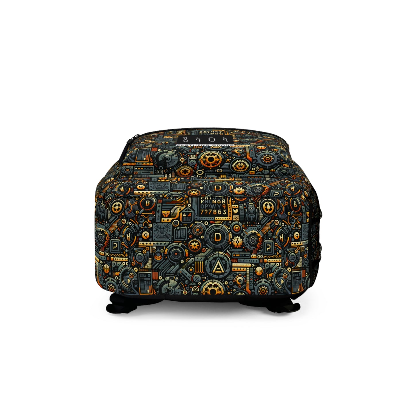 Digital Punk Futuristic Grunge Backpack - 8404 Design-49