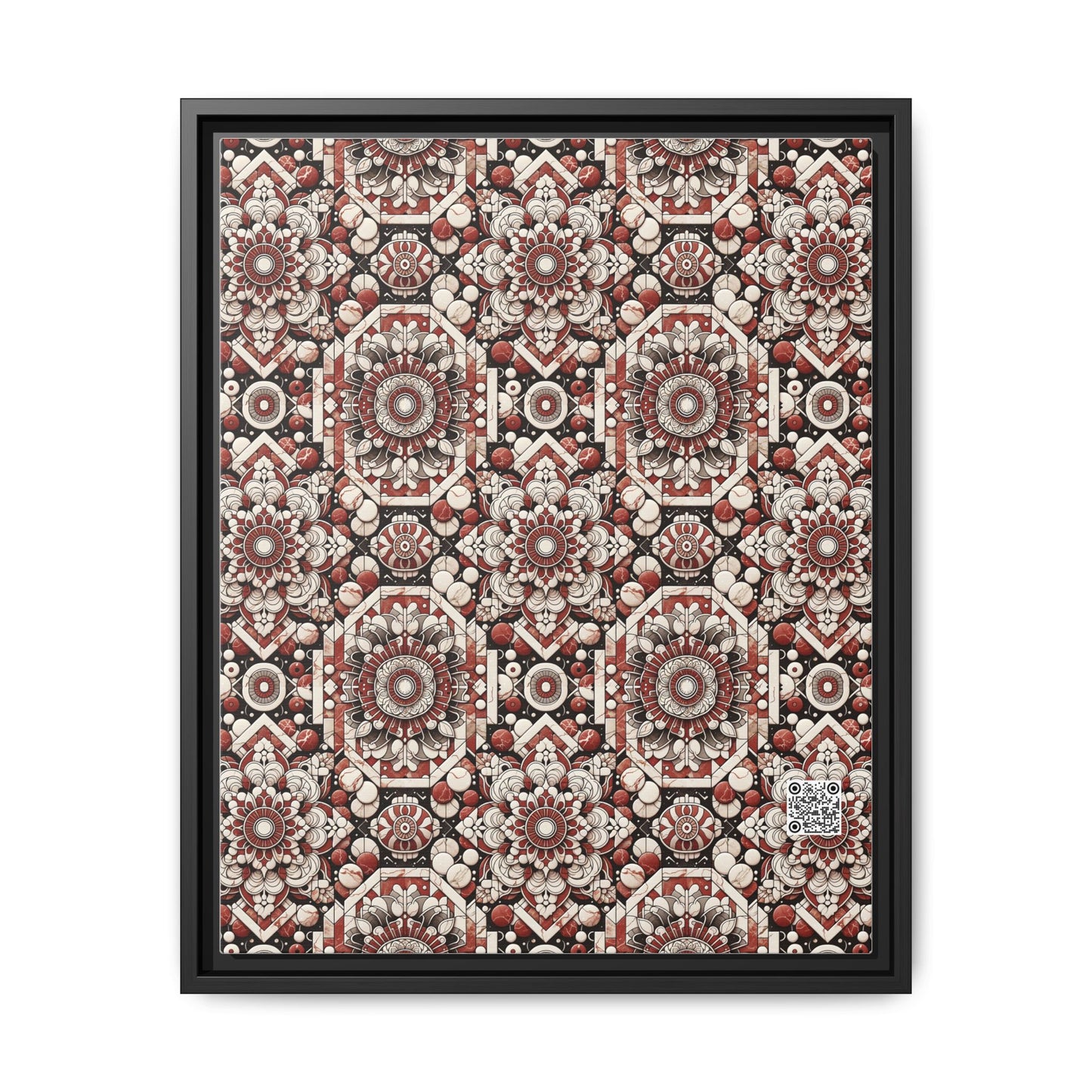 Neo Jomon Sculptural Aesthetics Artisanal Streetwear Matte Canvas, Framed (multi-Color) - 8404 Design-55 A