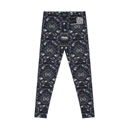 Tech Astronaut Tech-Forward Streetwear Meets Space Exploration Stretch Leggings - 8404 Design-46