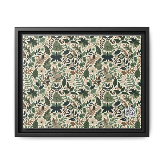 Streetwear Sustainability Environmentally Conscious Streetwear with a Natural Aesthetic Matte Canvas, Framed (multi-color) - 8404 Design-57 A