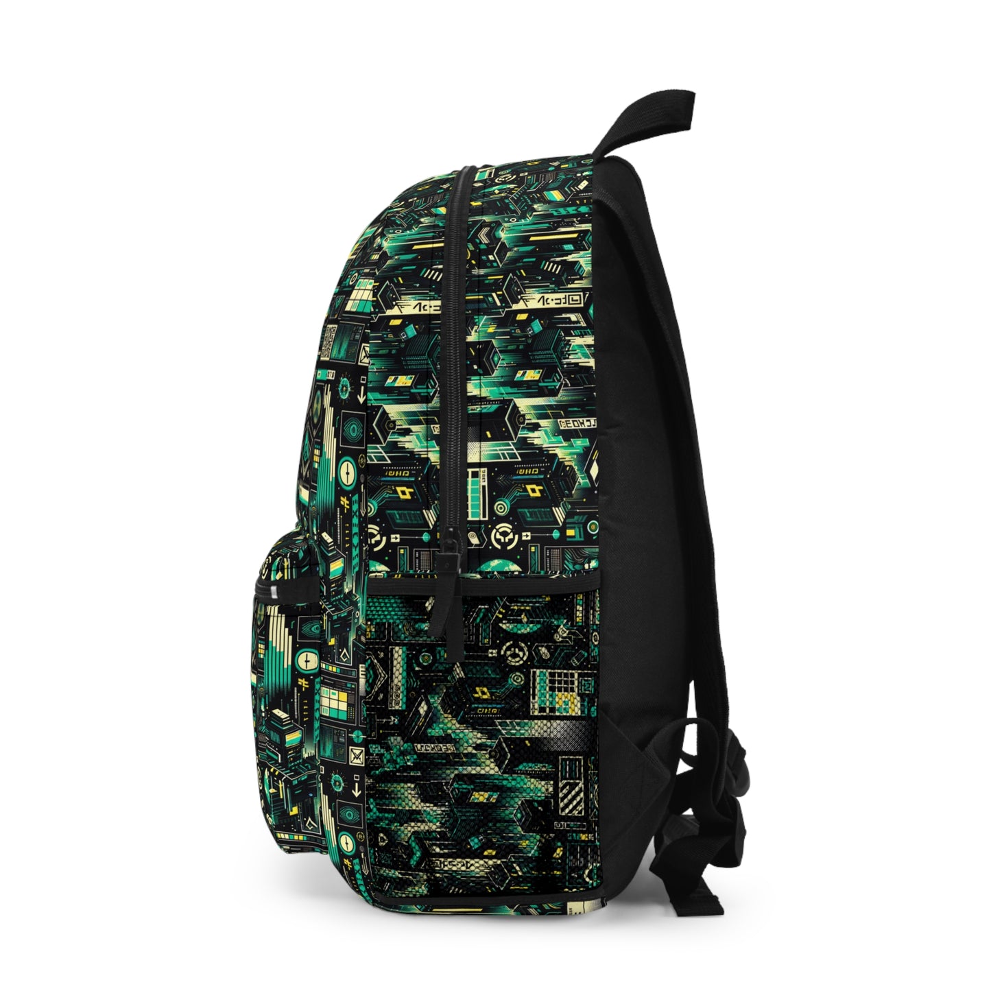 Digital Dystopia Tech Noir Backpack - 8404 Design-63