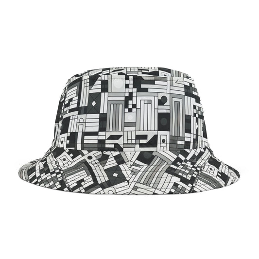 Digital Minimalism Minimalist Tech Bucket Hat - 8404 Design-43