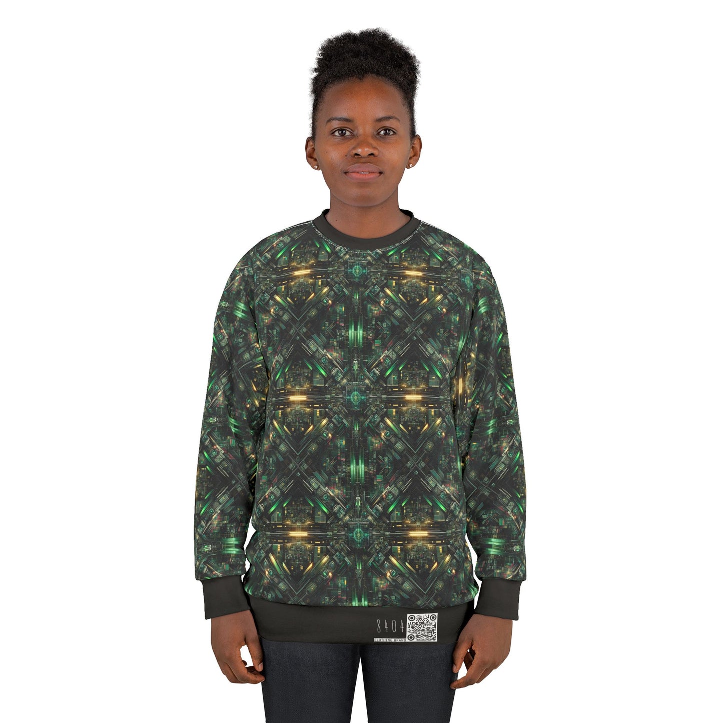Tech Noir Graphics Tech-Inspired Streetwear Sweatshirt - 8404 Design-56