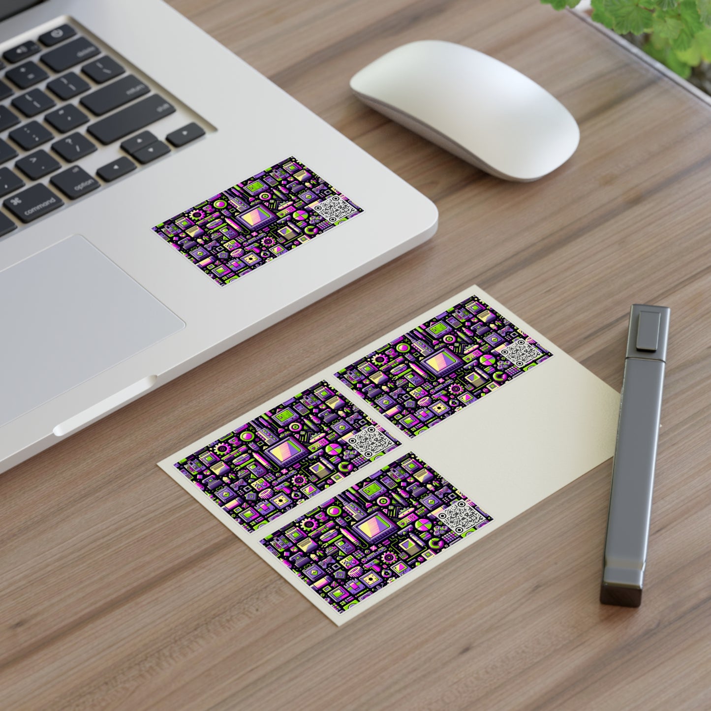Digital Nostalgia Remix Modern Vintage Fusion Sticker Sheets - 8404 Design-67