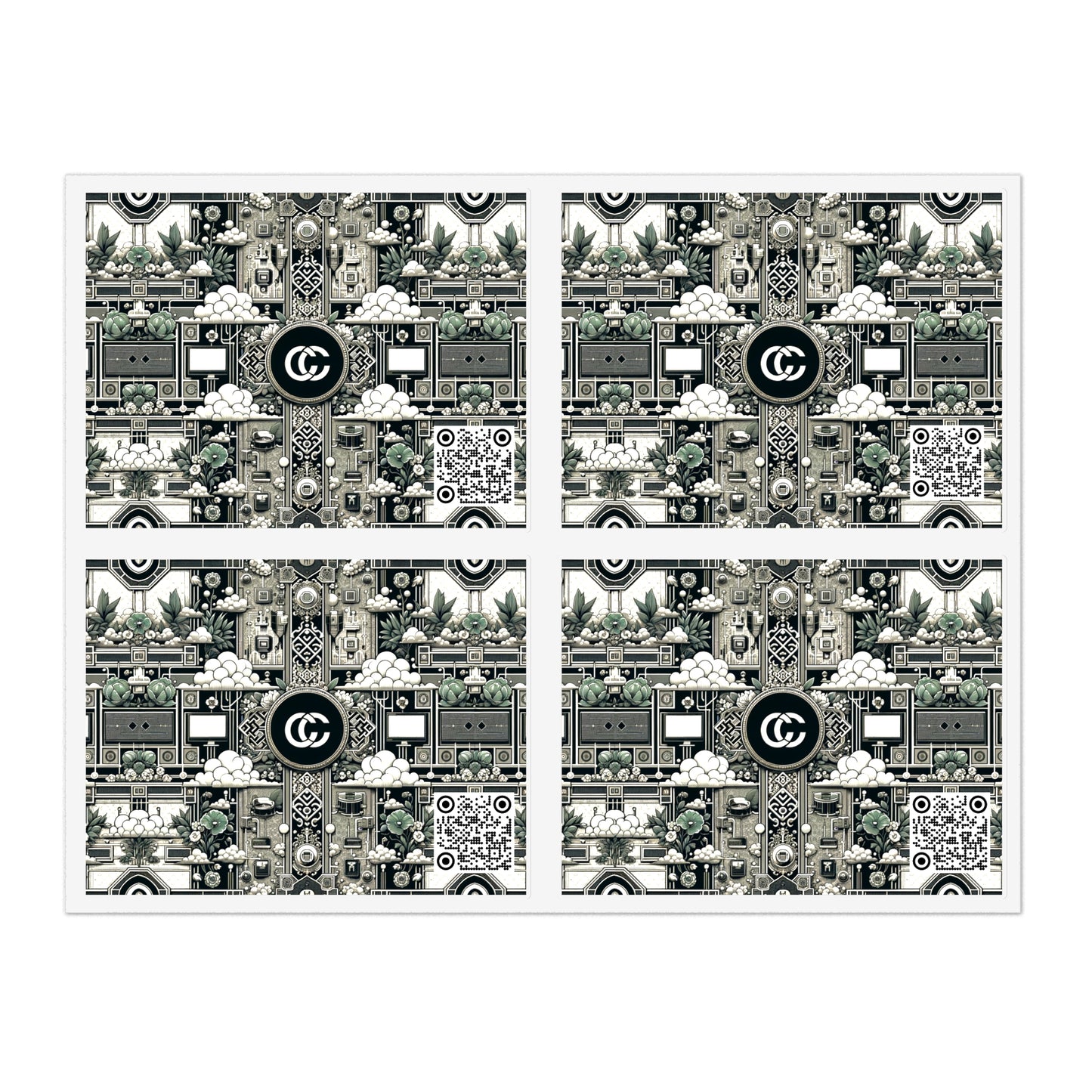 Cyber Garden Party Tech Garden Extravaganza Sticker Sheets - 8404 Design-54