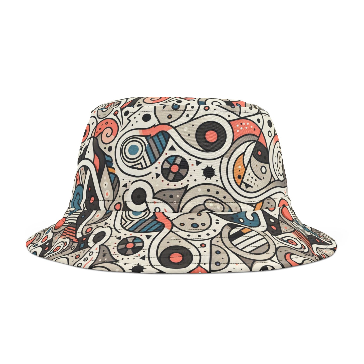 Modern Minimalism Minimalist Tech Bucket Hat - 8404 Design-61