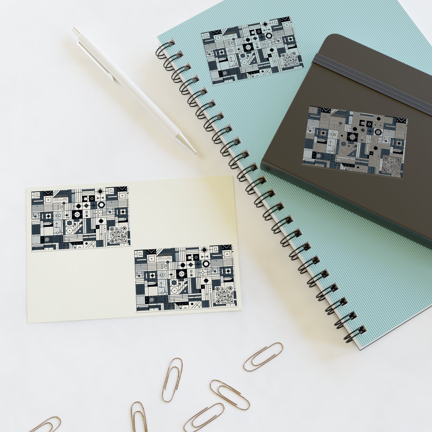 Digital Minimalism Minimalist Tech Sticker Sheets - 8404 Design-49