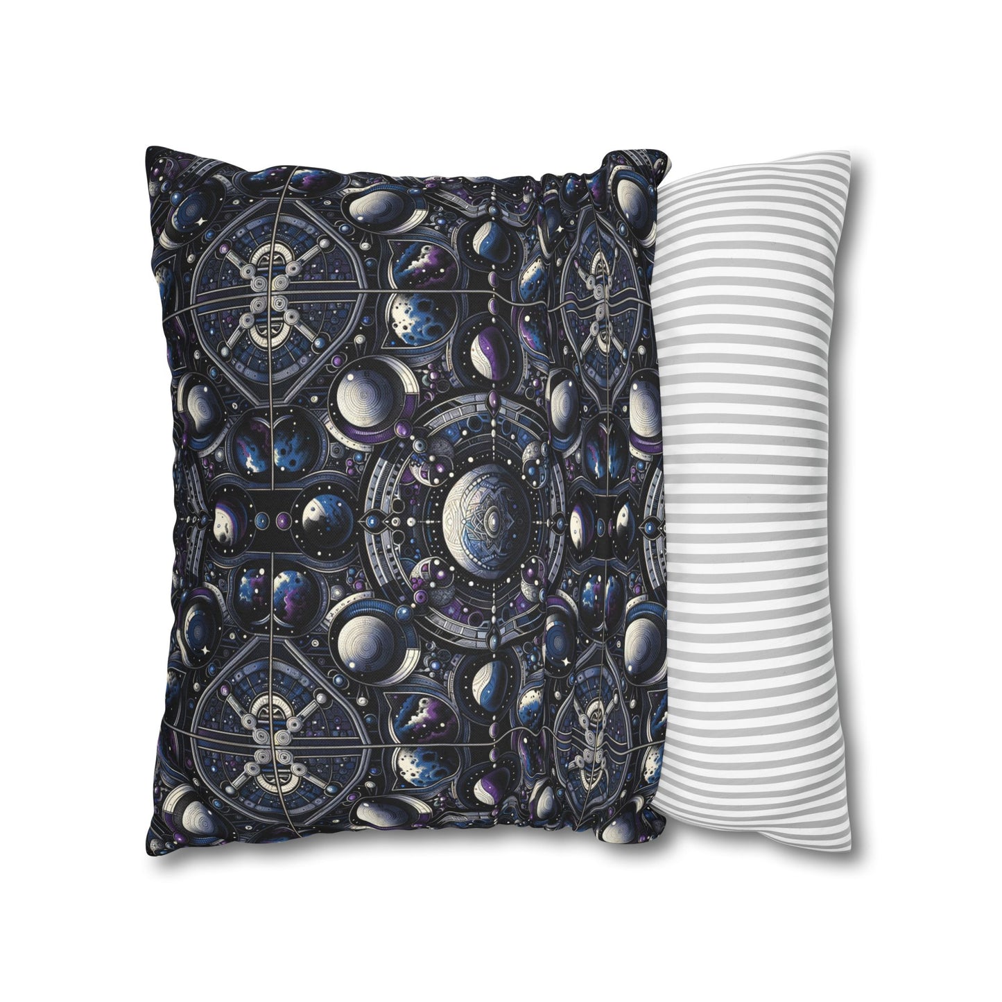 Tech Astronaut Tech-Forward Streetwear Meets Space Exploration Spun Polyester Square Pillowcase - 8404 Design-46