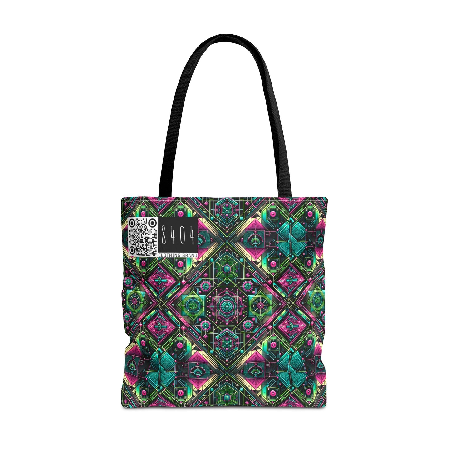 Tech-Infused Graphics Tech-Forward Streetwear Tote Bag - 8404 Design-45
