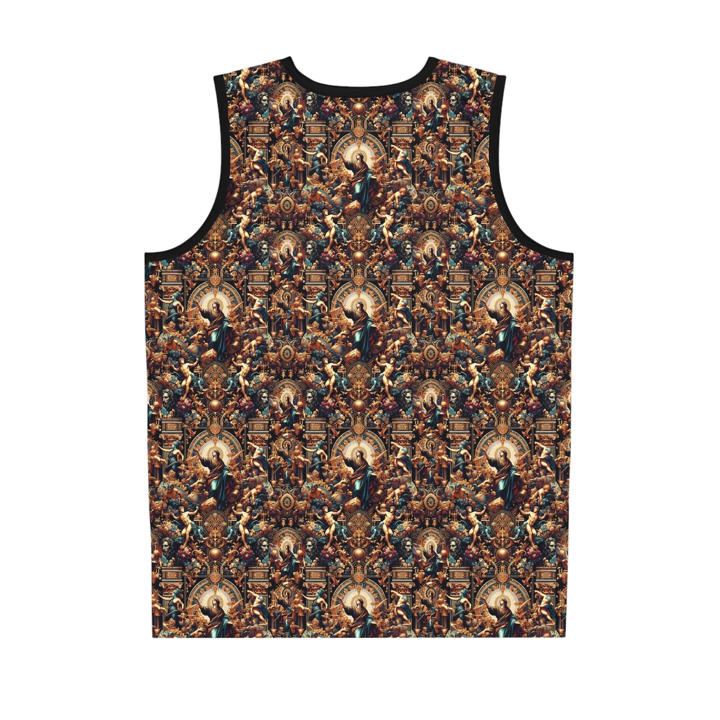 Digital Renaissance Luxurious Streetwear Inspired By Classical Art With a Modern Twist Basketball Jersey - 8404 Design-64