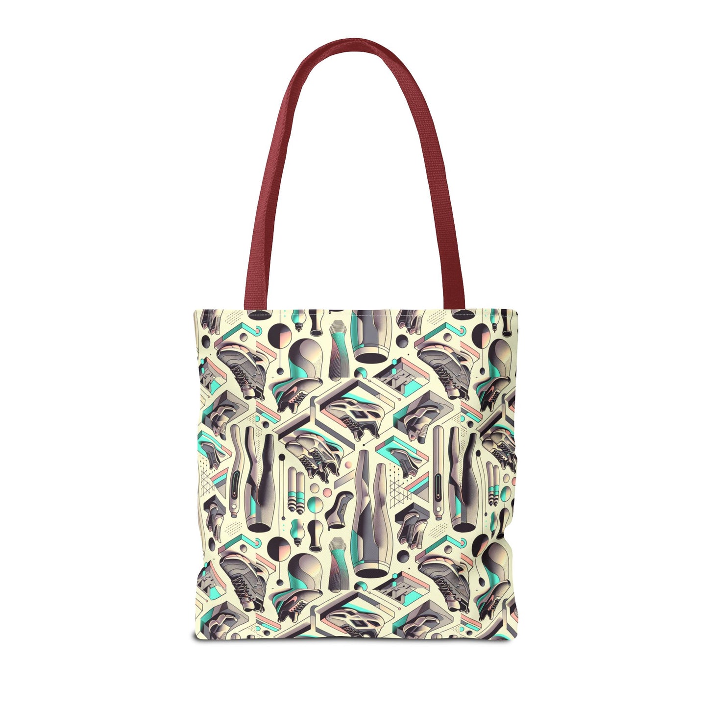 Tech-Infused Athleisure Futuristic Athletic Tech Tote Bag - 8404 Design-44