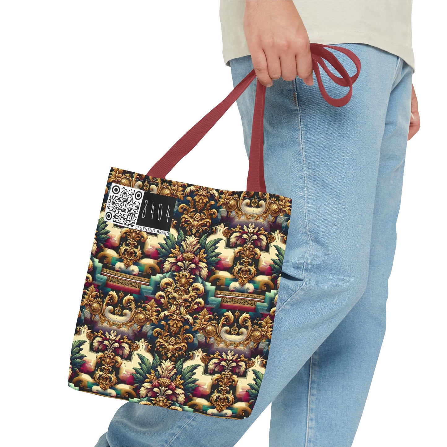 Digital Renaissance Modern Baroque Fusion Tote Bag - 8404 Design-60