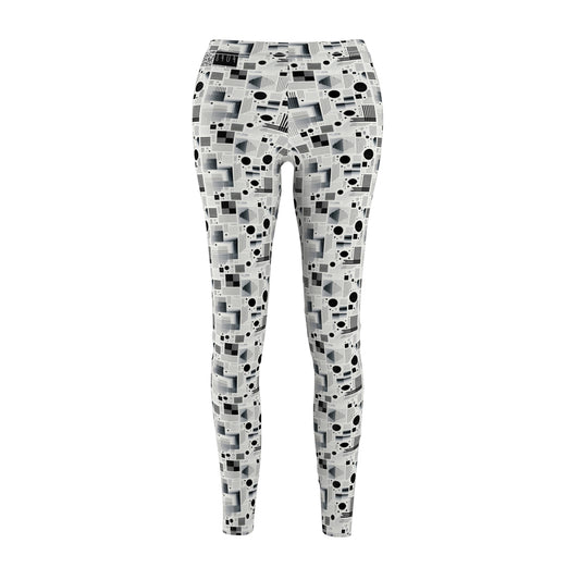 Digital Minimalism Minimalist Tech Women's Cut & Sew Casual Leggings - 8404 Design-60