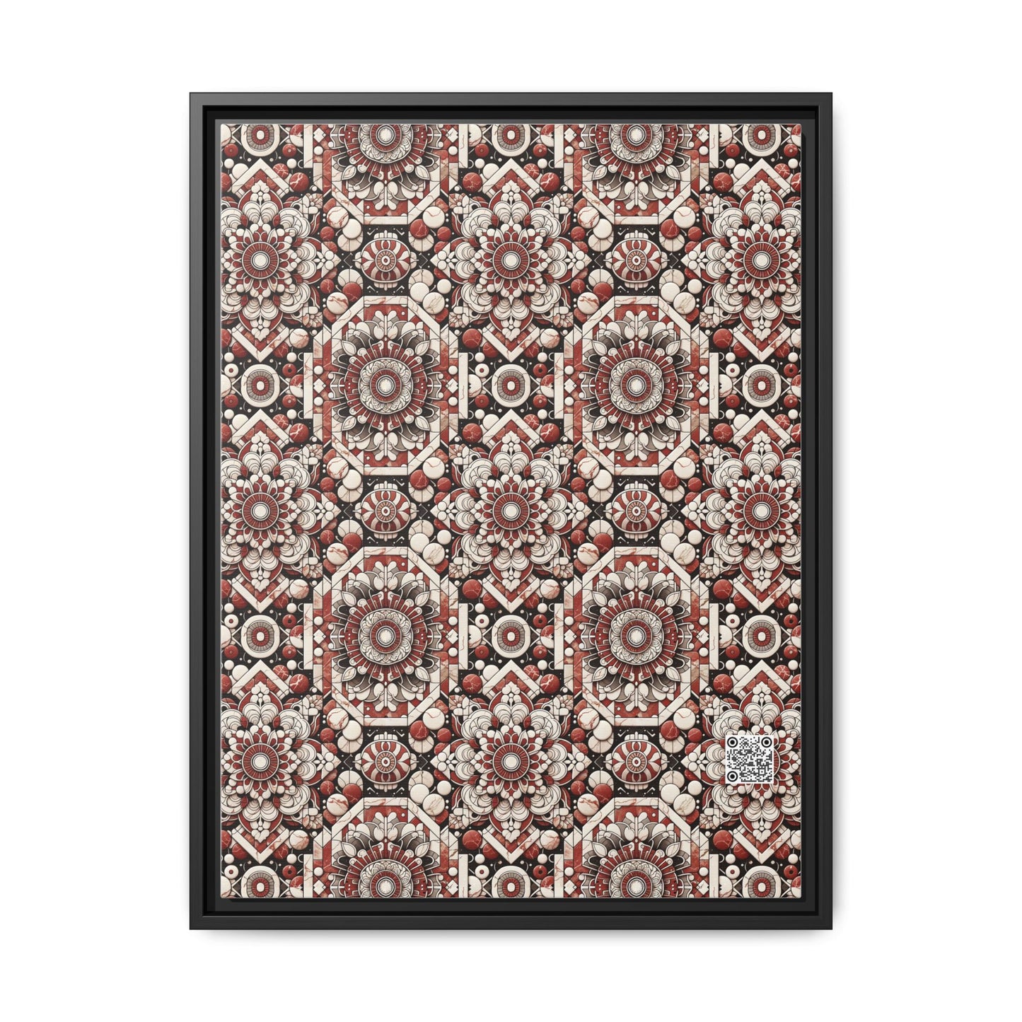 Neo Jomon Sculptural Aesthetics Artisanal Streetwear Matte Canvas, Framed (multi-Color) - 8404 Design-55 A