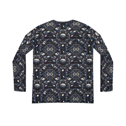Tech Astronaut Tech-Forward Streetwear Meets Space Exploration Women's Long Sleeve V-Neck Shirt - 8404 Design-46