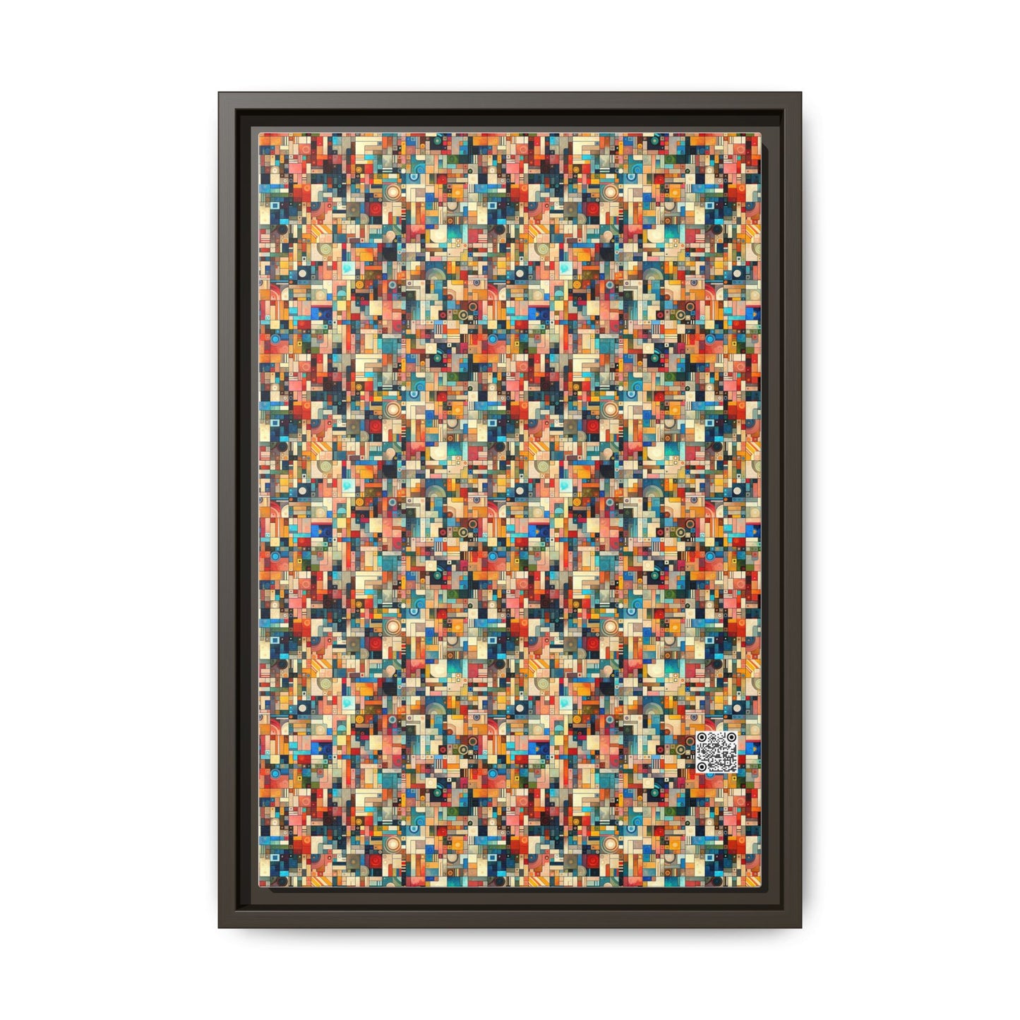 Digital Artistic Expression Artistic Streetwear Matte Canvas, Framed (multi-Color) - 8404 Design-46 B