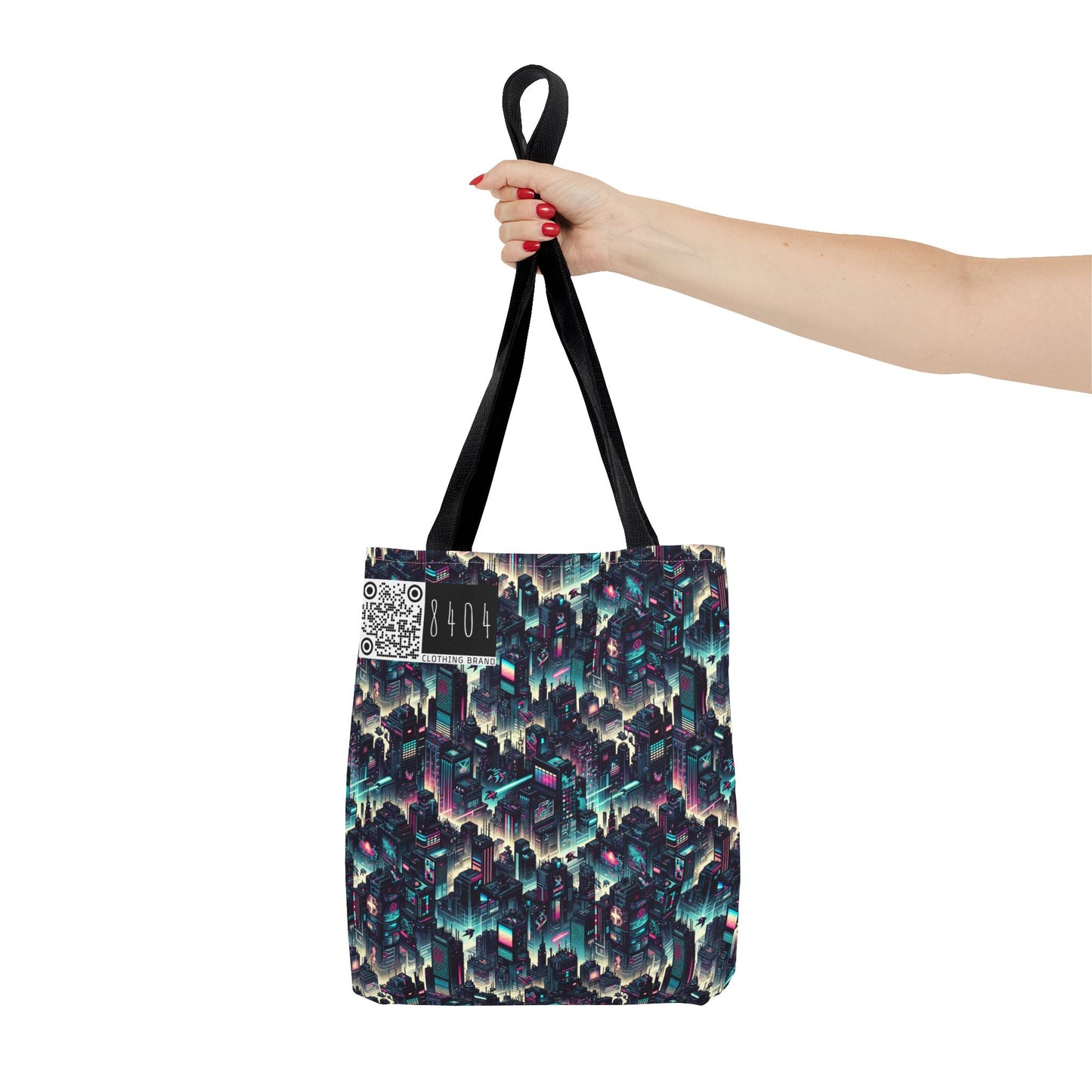 Digital Rebellion Tech-Inspired Streetwear Tote Bag - 8404 Design-51