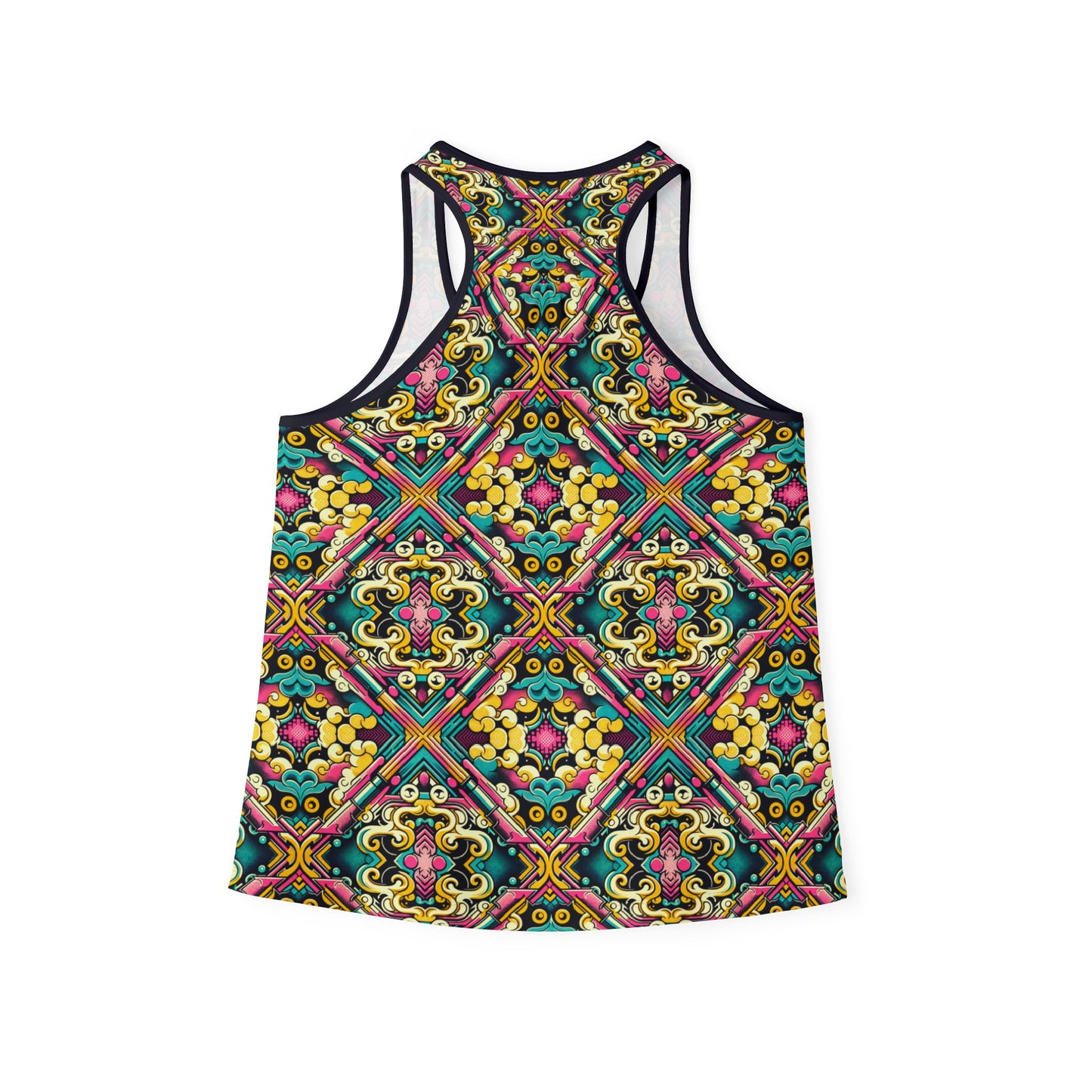 Neon Pop Art Revival Pop Culture Retro Women's Tank Top - 8404 Design-59