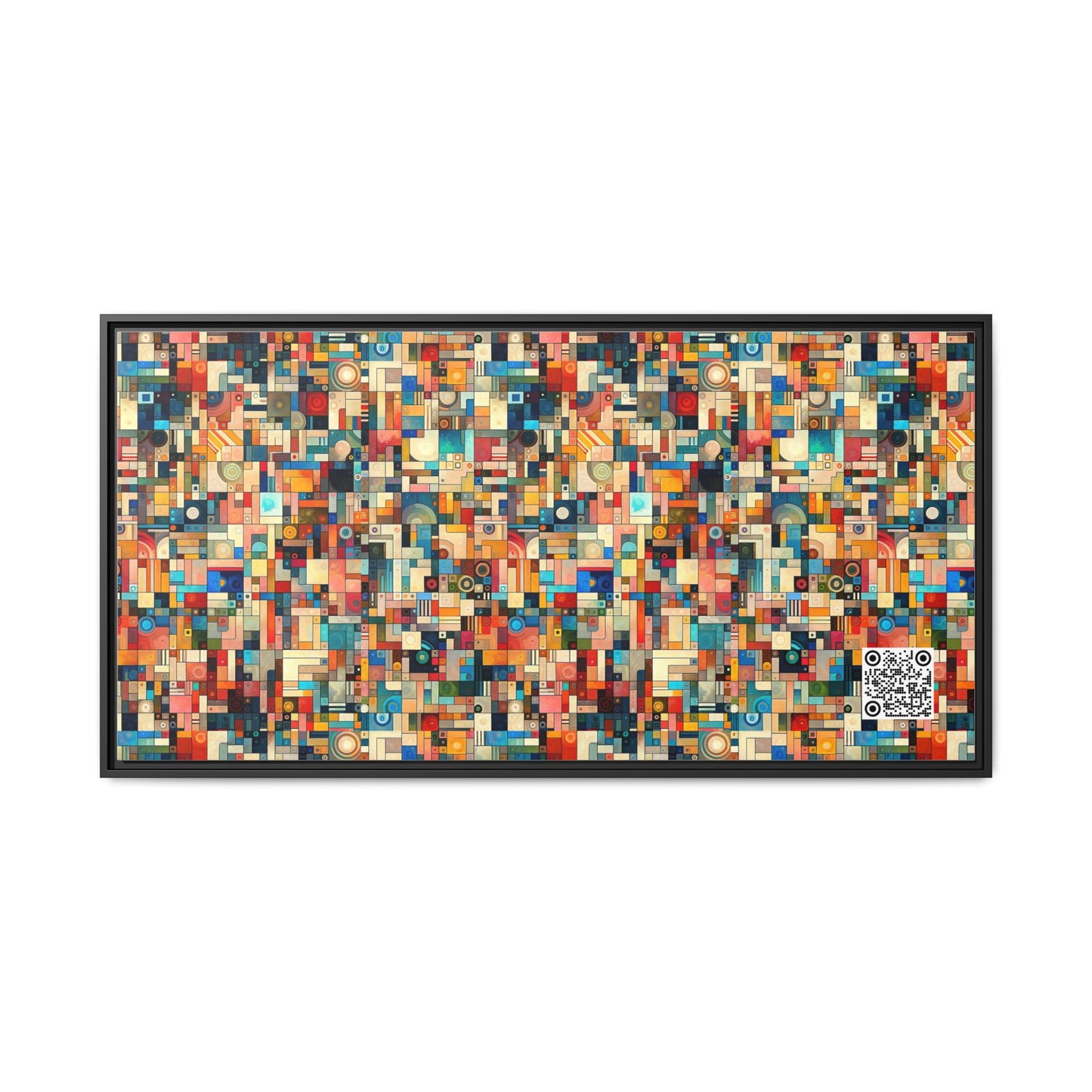 Digital Artistic Expression Artistic Streetwear Matte Canvas, Framed (multi-Color) - 8404 Design-46 B