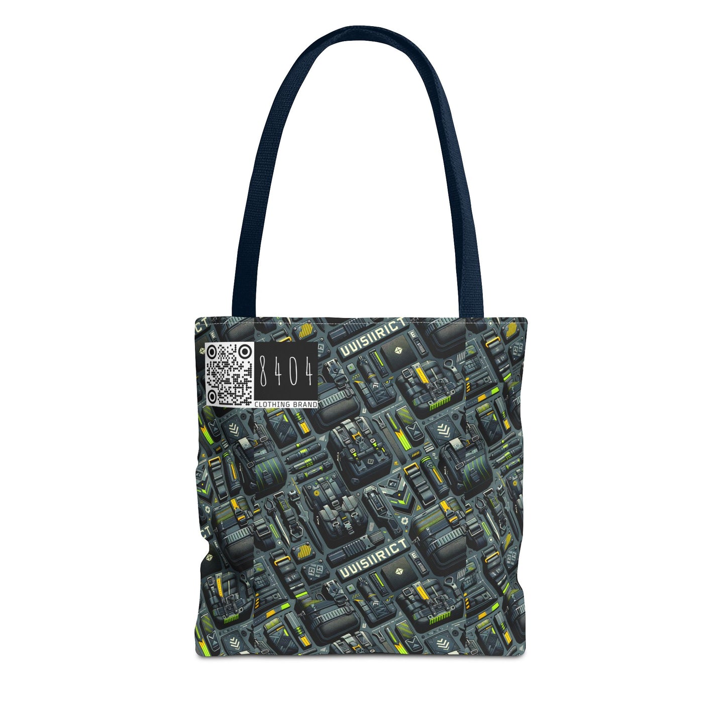 Tech Utility Streetwear Futuristic Tech-Forward Tote Bag - 8404 Design-47