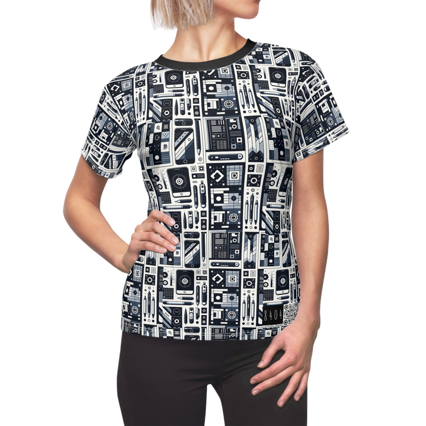 Minimalist Athleisure Minimalist Tech Women's Cut & Sew Tee - 8404 Design-60