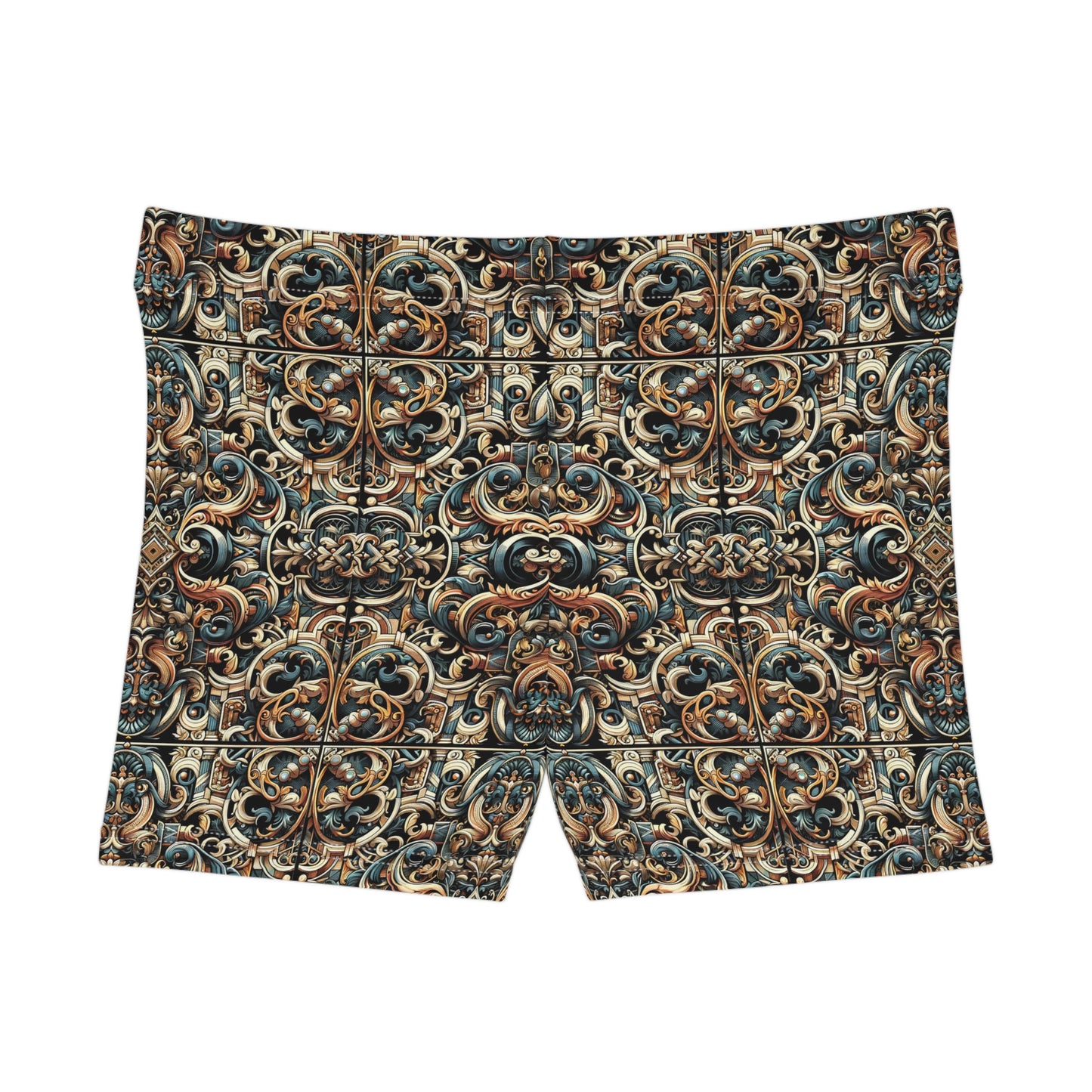 Urban Renaissance Historical Fusion With Street Edge Women's Shorts - 8404 Design-59