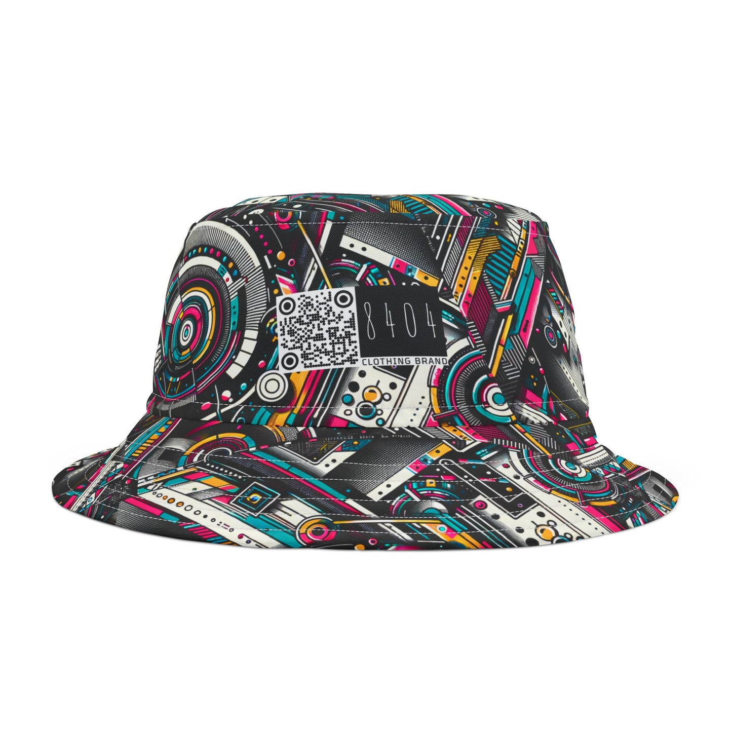 Tech-Forward Graphics Tech-Forward Streetwear Blending Human Creativity With Ai Innovation Bucket Hat - 8404 Design-52