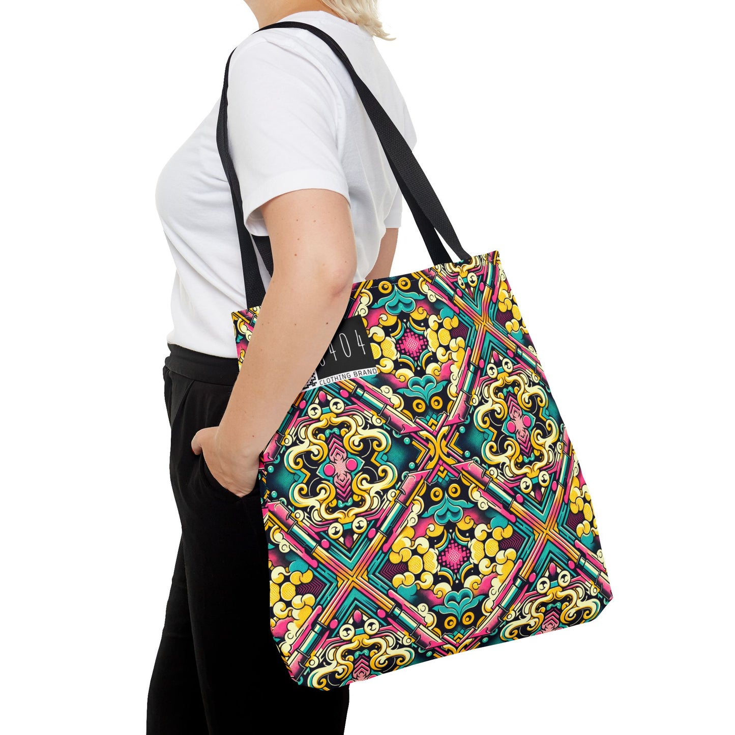 Neon Pop Art Revival Pop Culture Retro Tote Bag - 8404 Design-59