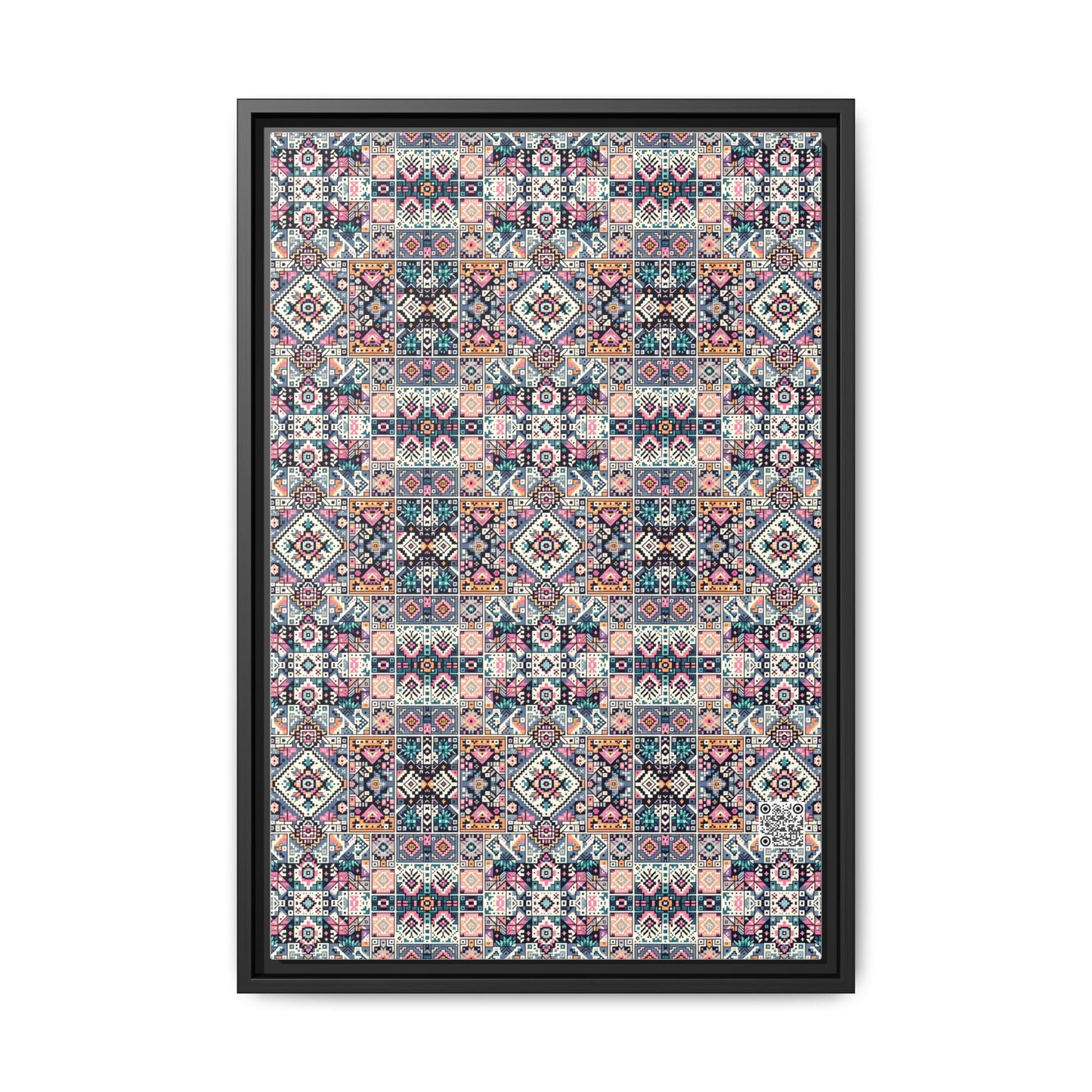 Matte Canvas, Framed (multi-Color) - 8404 Design-01