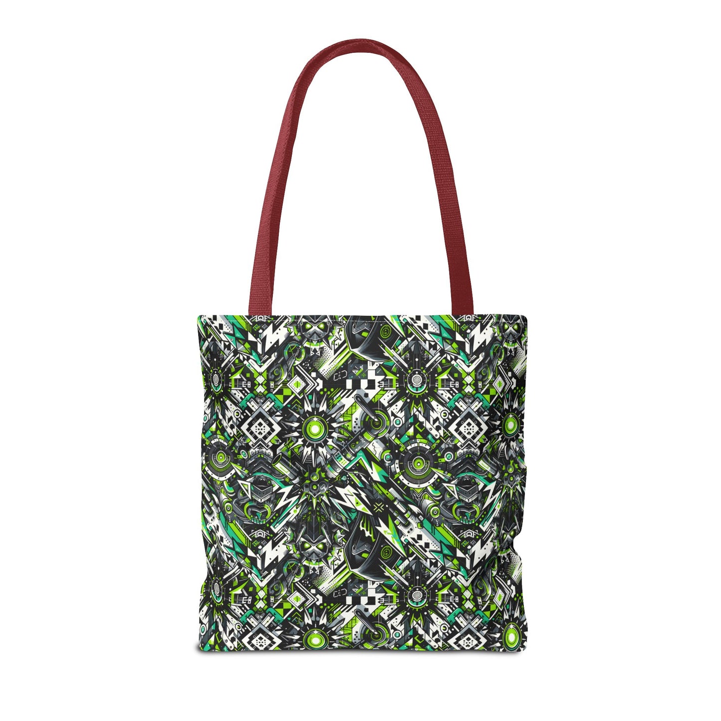 Graffiti Tech Fusion Bold Streetwear Fusion Tote Bag - 8404 Design-50