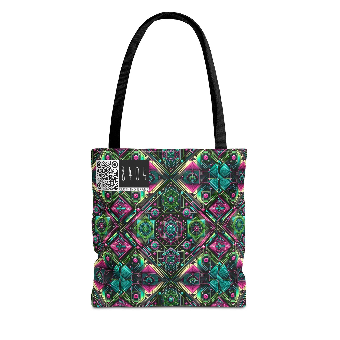 Tech-Infused Graphics Tech-Forward Streetwear Tote Bag - 8404 Design-45