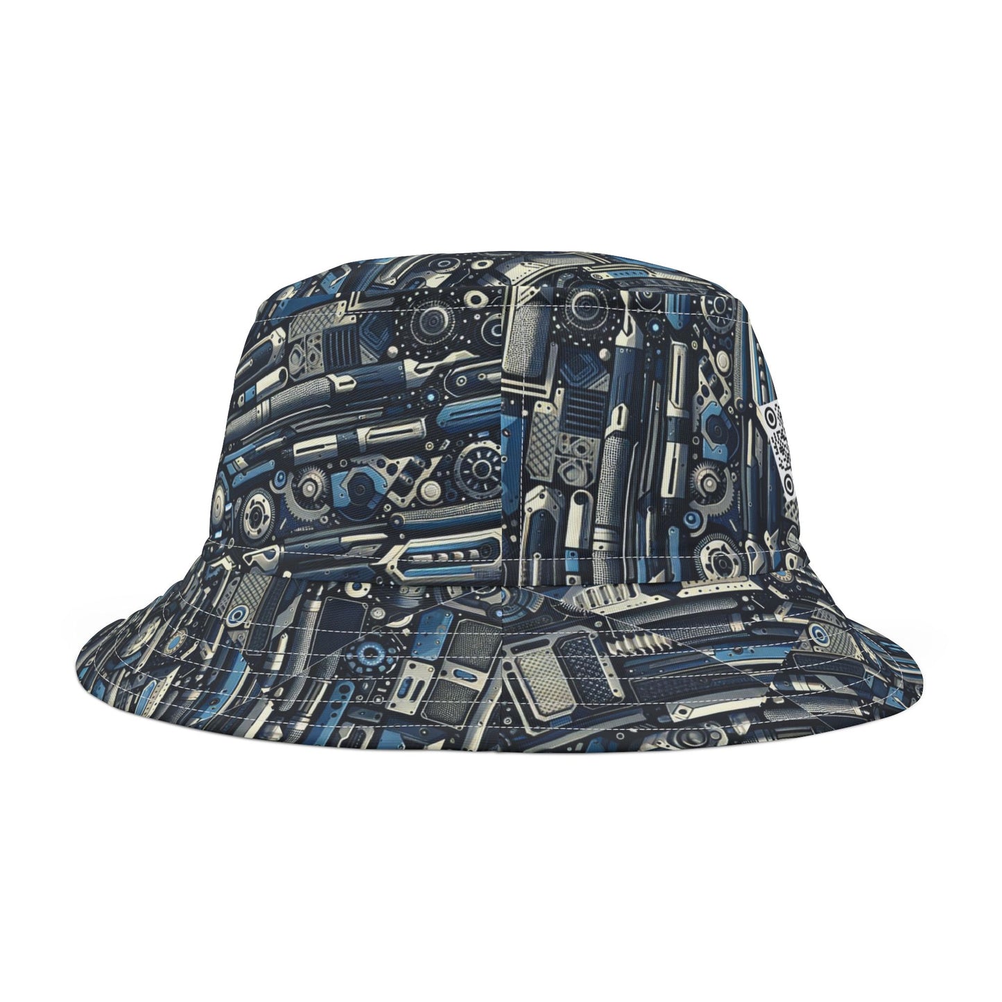 Tech Utility Fusion Tech-Forward Utility With a Futuristic Edge Bucket Hat - 8404 Design-50