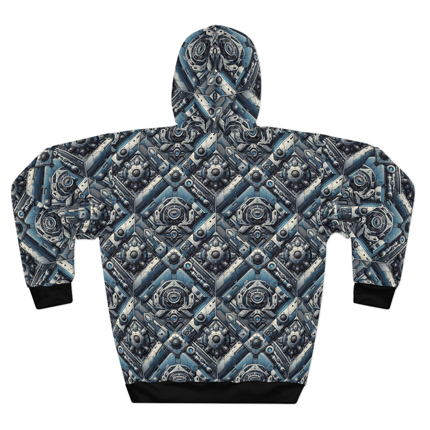 Tech Utility Fusion Tech-Forward Utility With a Futuristic Edge Pullover Hoodie - 8404 Design-43