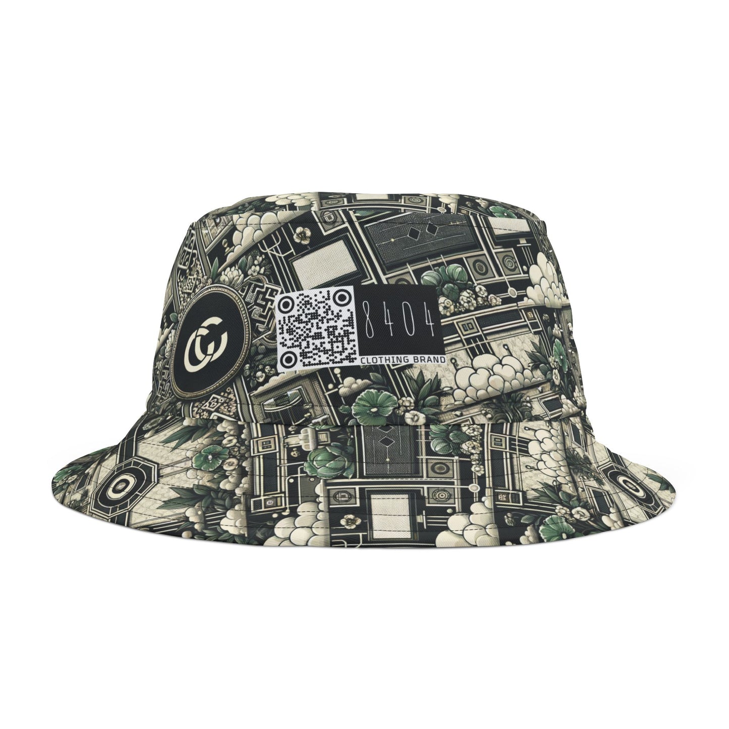 Cyber Garden Party Tech Garden Extravaganza Bucket Hat - 8404 Design-54