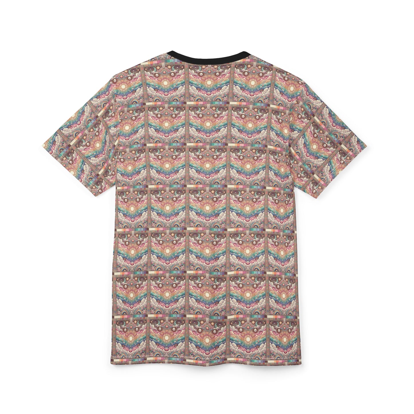 Digital Dreamland Whimsical and Nostalgic Streetwear With a Digital Twist Unisex Cut & Sew Tee - 8404 Design-56