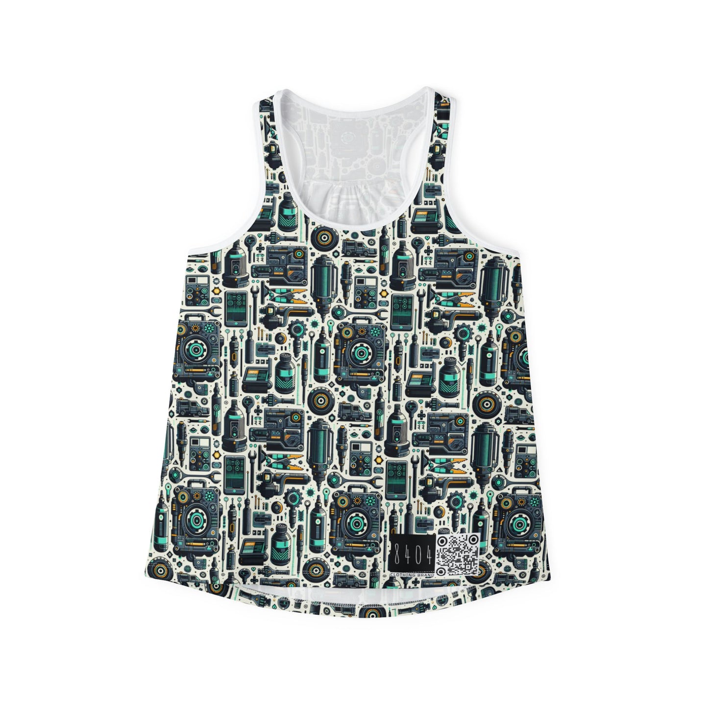 Tech Utility Fusion Modern Tech Streetwear Women's Tank Top - 8404 Design-53