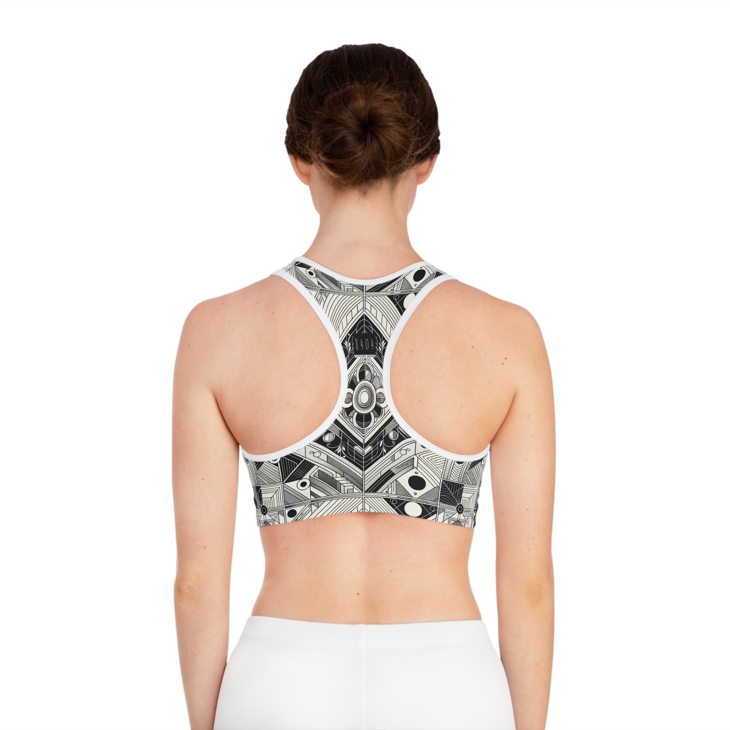 Tech Minimalism Minimalist Tech Sports Bra - 8404 Design-54