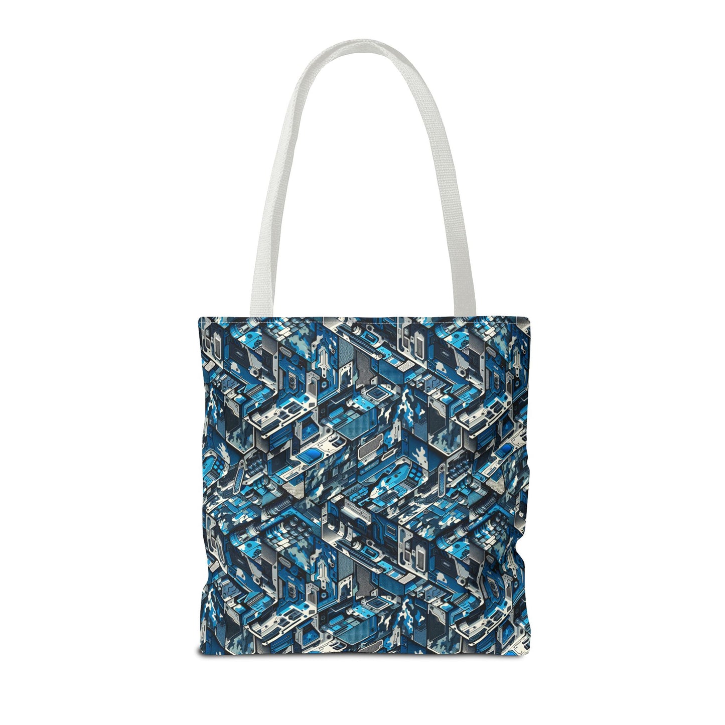 Tech Urban Camo Tech-Forward Streetwear With a Futuristic Military Edge Tote Bag - 8404 Design-51