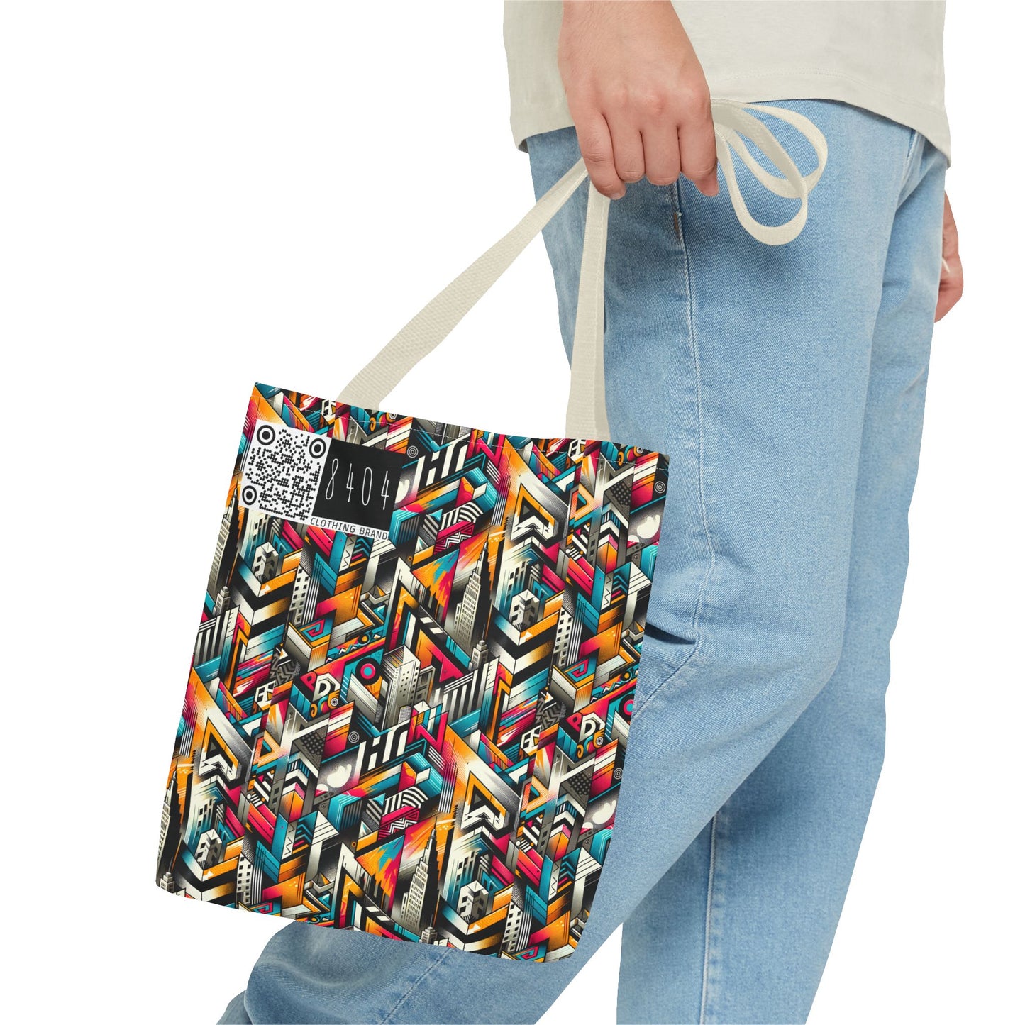 Graffiti Revival Urban Street Art Tote Bag - 8404 Design-62