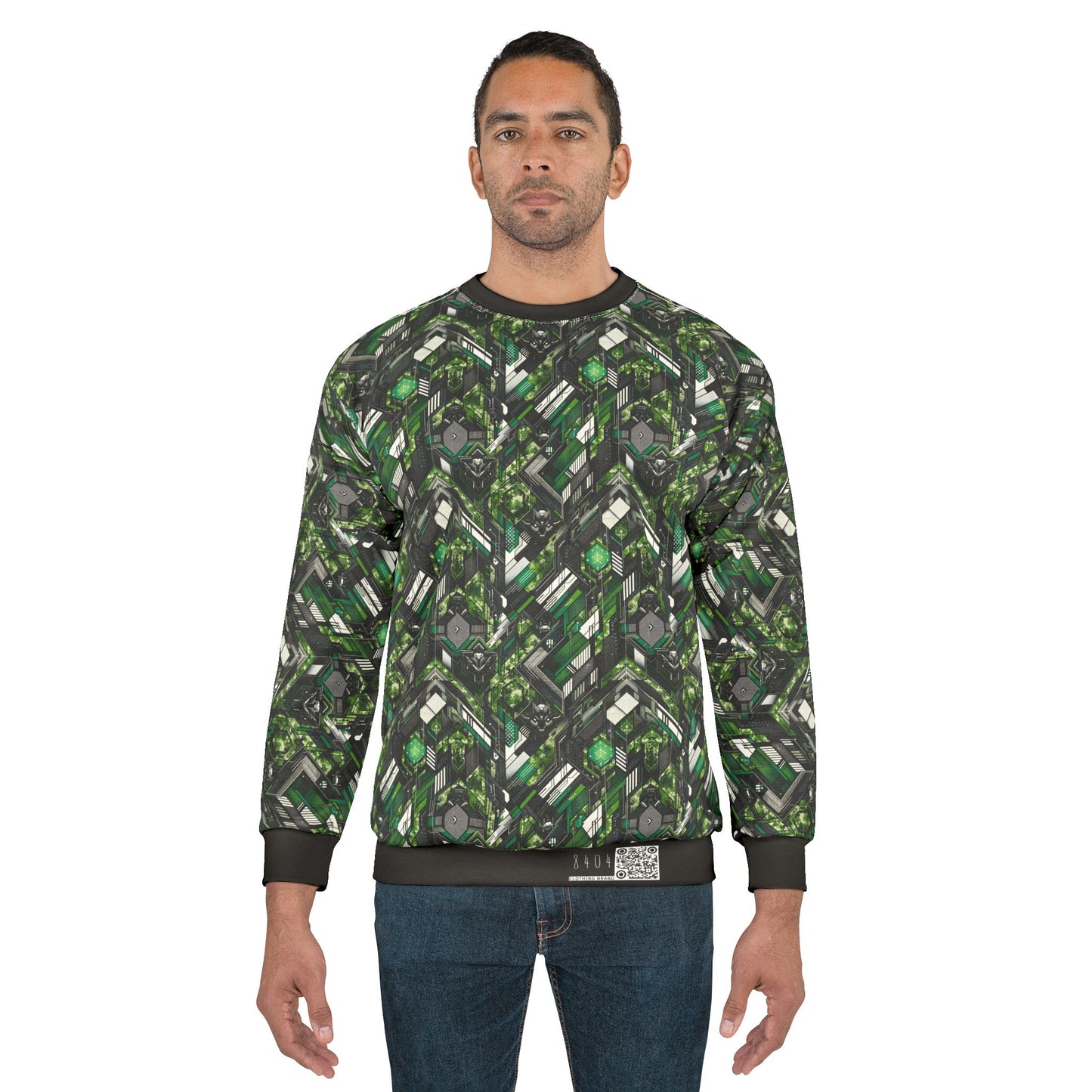 Tech Camo Fusion Tech-Forward Streetwear With a Futuristic Edge Sweatshirt - 8404 Design-58