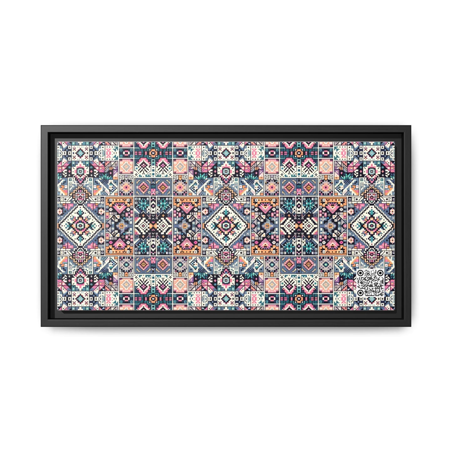 Matte Canvas, Framed (multi-Color) - 8404 Design-01