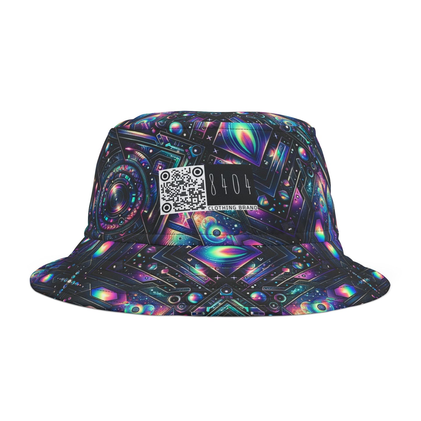 Galactic Hues Tech-Forward Cosmic Fusion Bucket Hat - 8404 Design-58