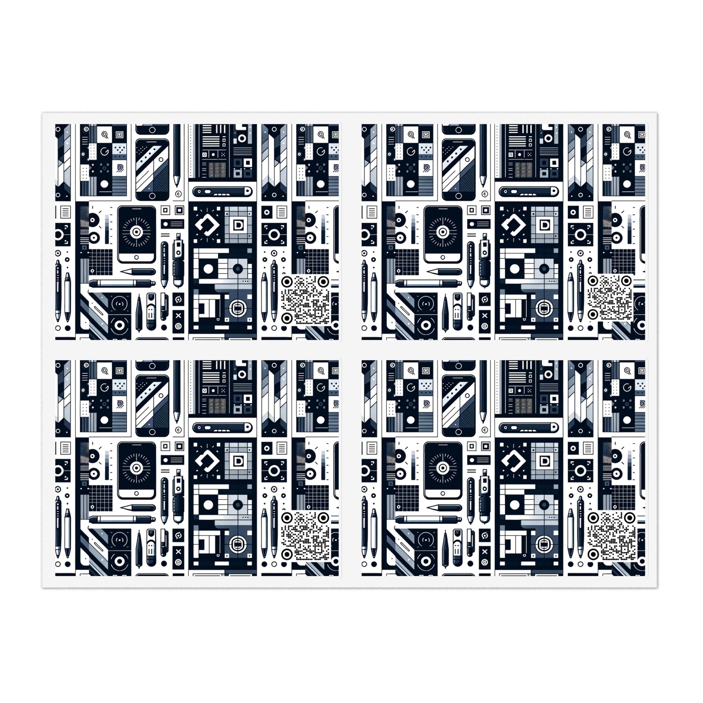 Minimalist Athleisure Minimalist Tech Sticker Sheets - 8404 Design-60