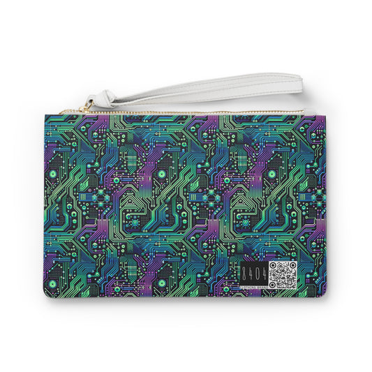 Tech-Infused Neon Tech-Forward Streetwear Clutch Bag - 8404 Design-66