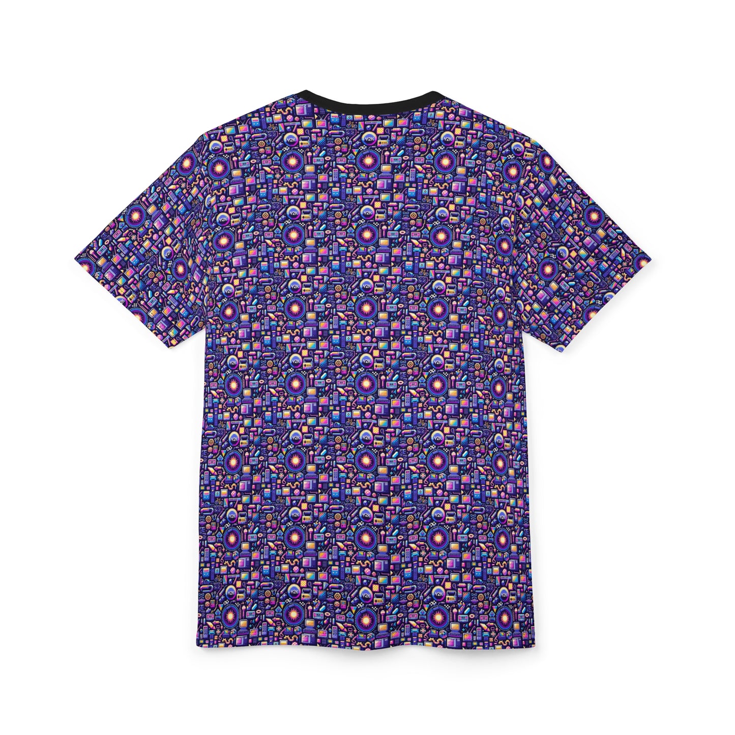 Digital Nostalgia Modern Retro Fusion Unisex Cut & Sew Tee - 8404 Design-64